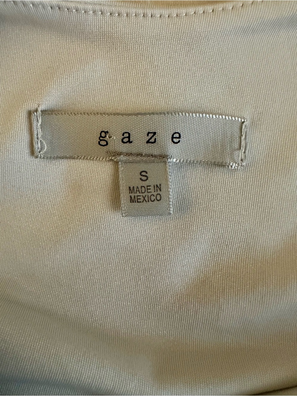 🤍 Gaze White Crop Tank Top Size S Stretch Minimalist Athleisure Casual Boutique. - Picture 7 of 8
